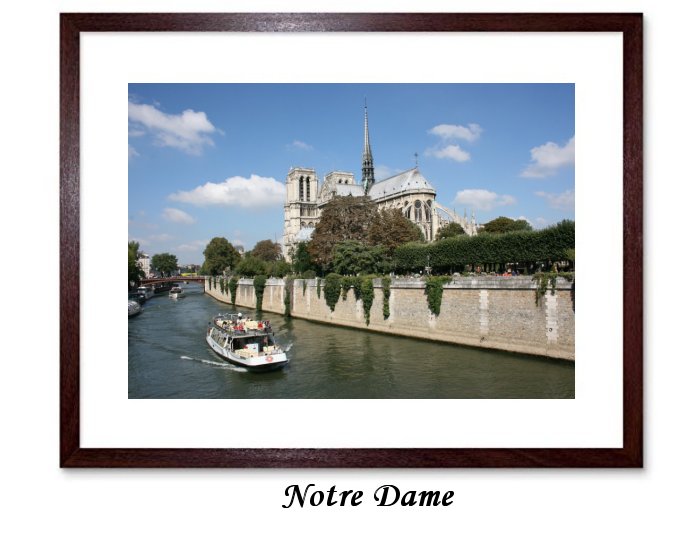 Sanchez Notre Dame Paris Seine River Boat 